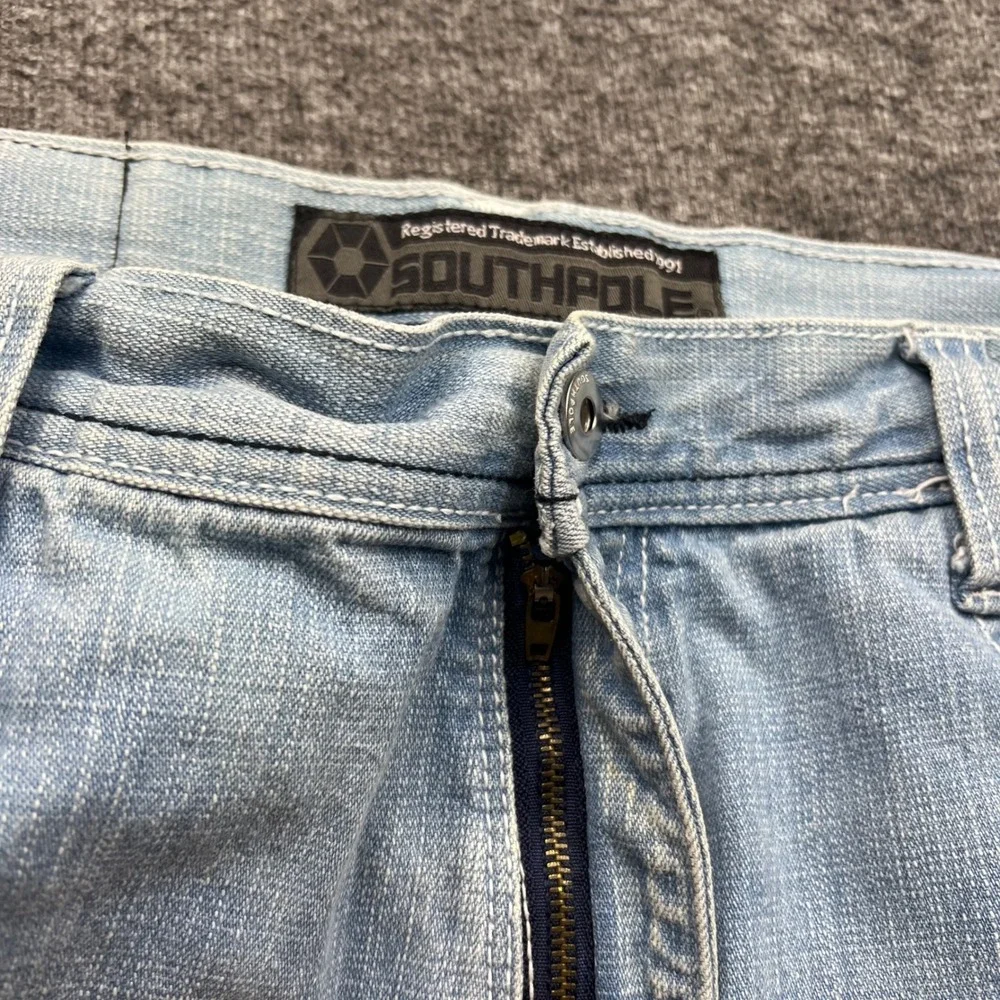 Vintage Southpole Jeans Mens 36x30‎ Fits 35x29 Light Wash Loose Fit Y2K Street